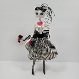 Glamour Kitty Cat Boudoir Figurine Doll by MOMO- "Joie"